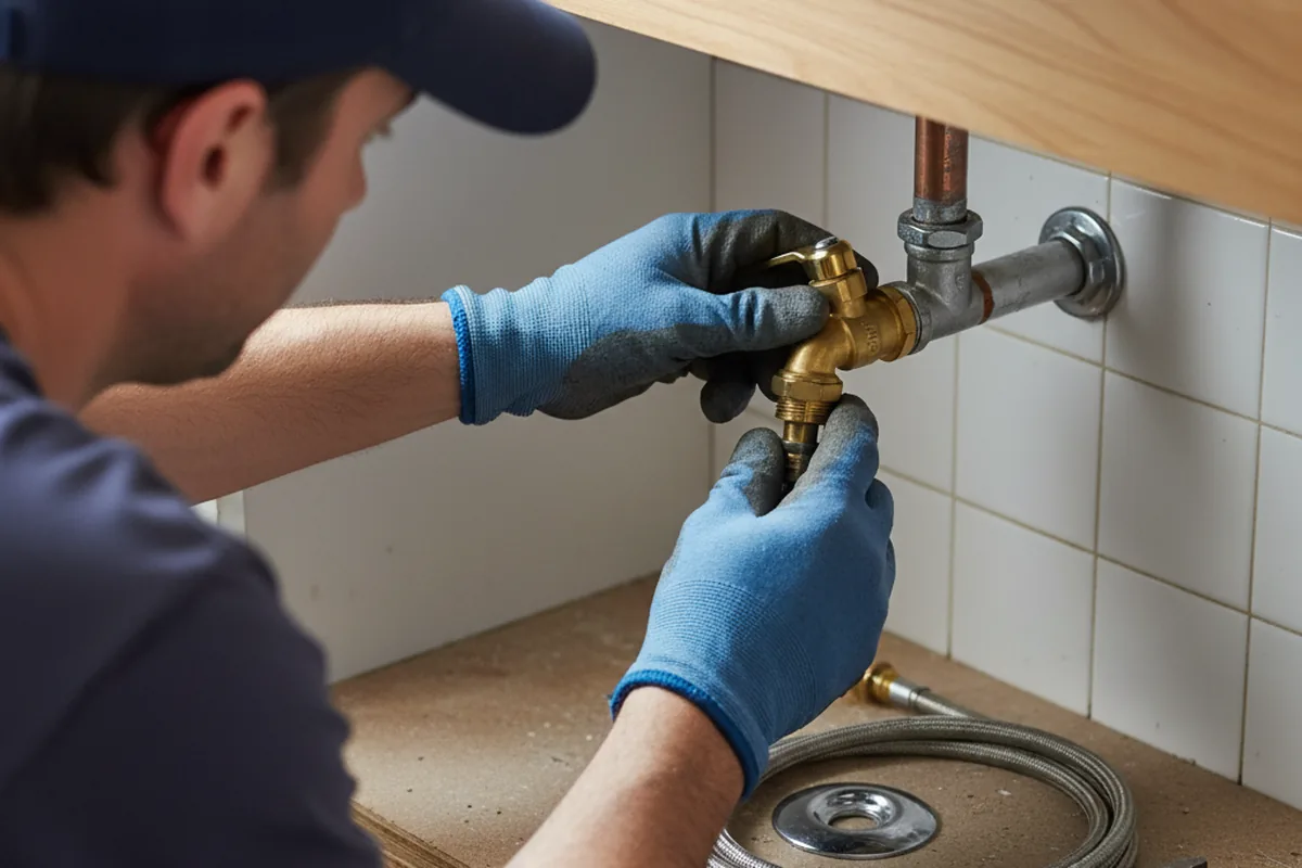 Shutoff valve and fitting work during Emergency Plumbing in Fort Duchesne